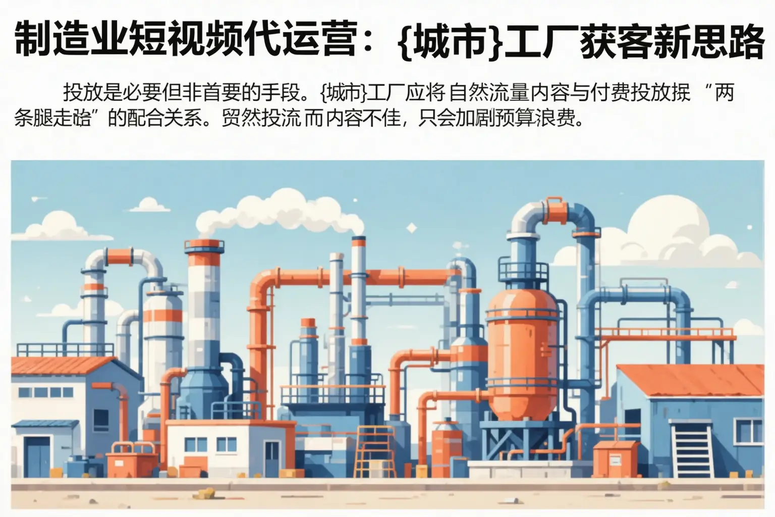 制造业短视频代运营:玉树工厂获客新思路