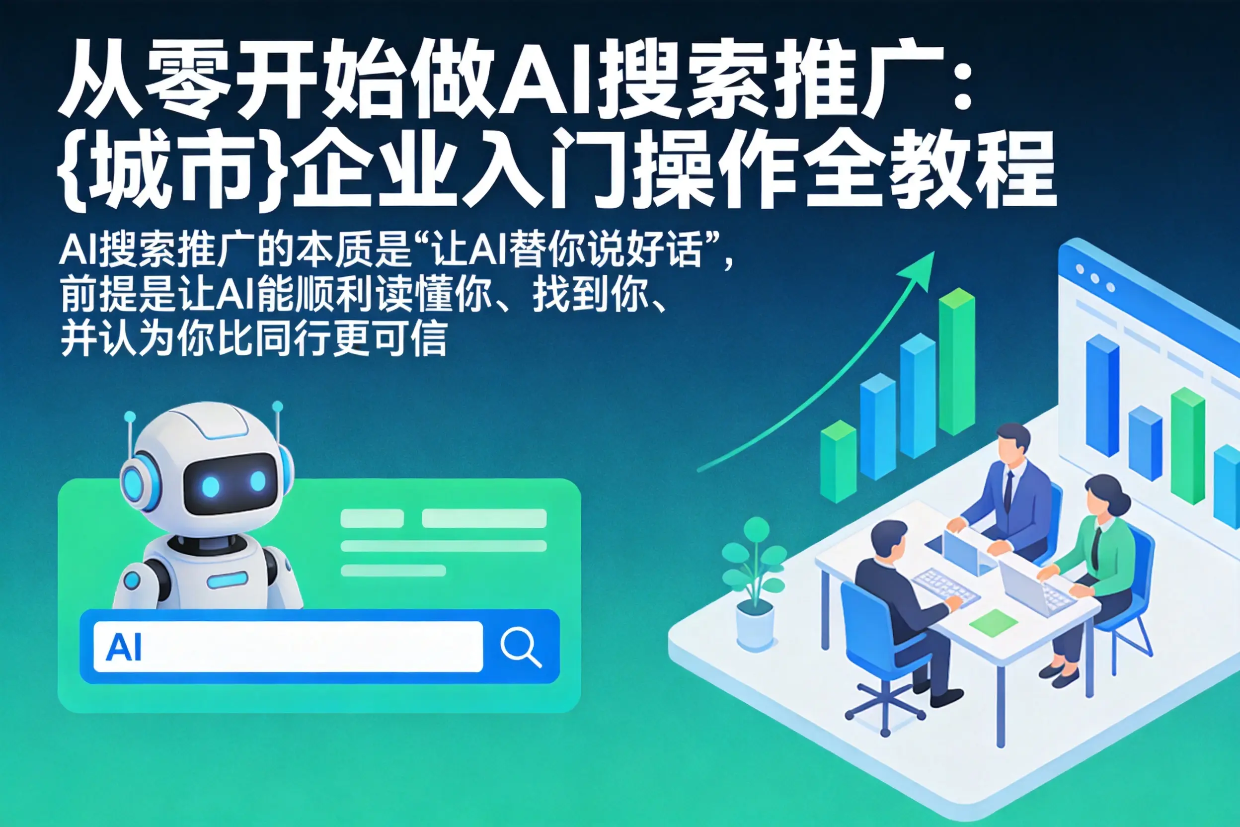 从零开始做AI搜索推广:玉树企业入门操作全教程