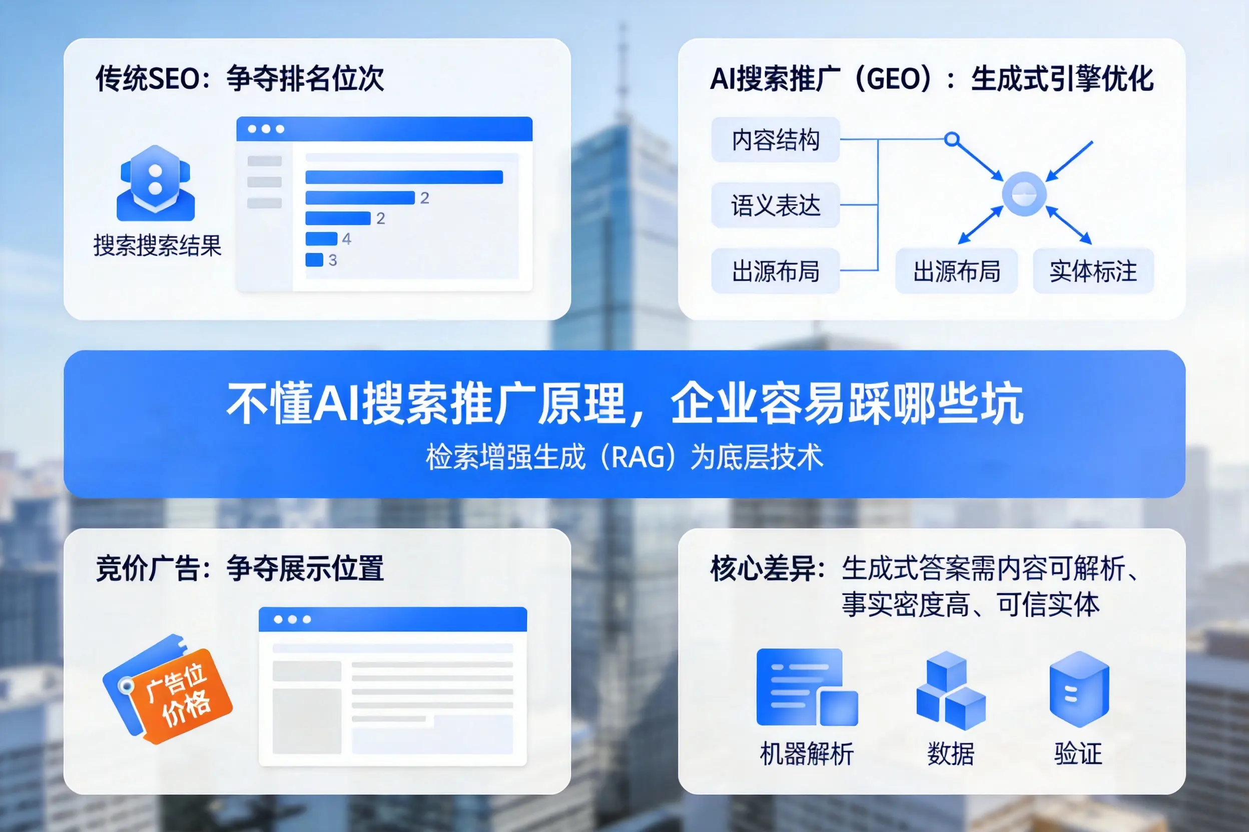 不懂AI搜索推广原理，玉树企业容易踩哪些坑
