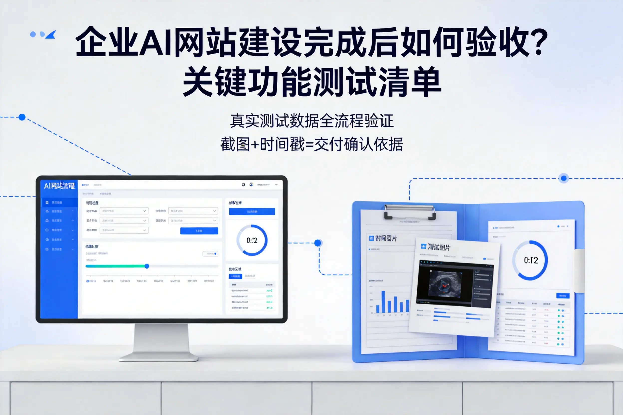 玉树企业AI网站建设完成后如何验收?关键功能测试清单