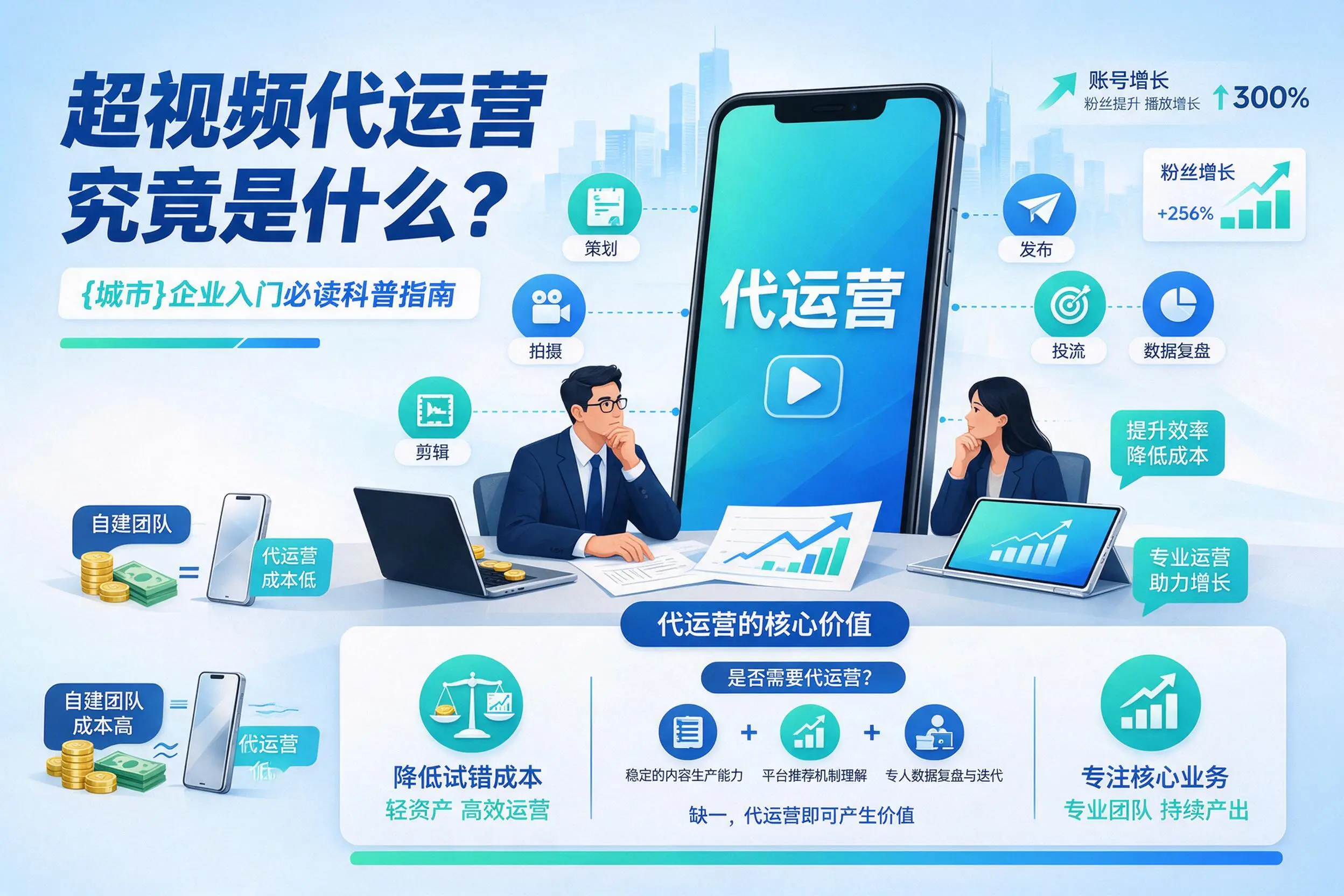 短视频代运营究竟是什么？玉树企业入门必读科普指南