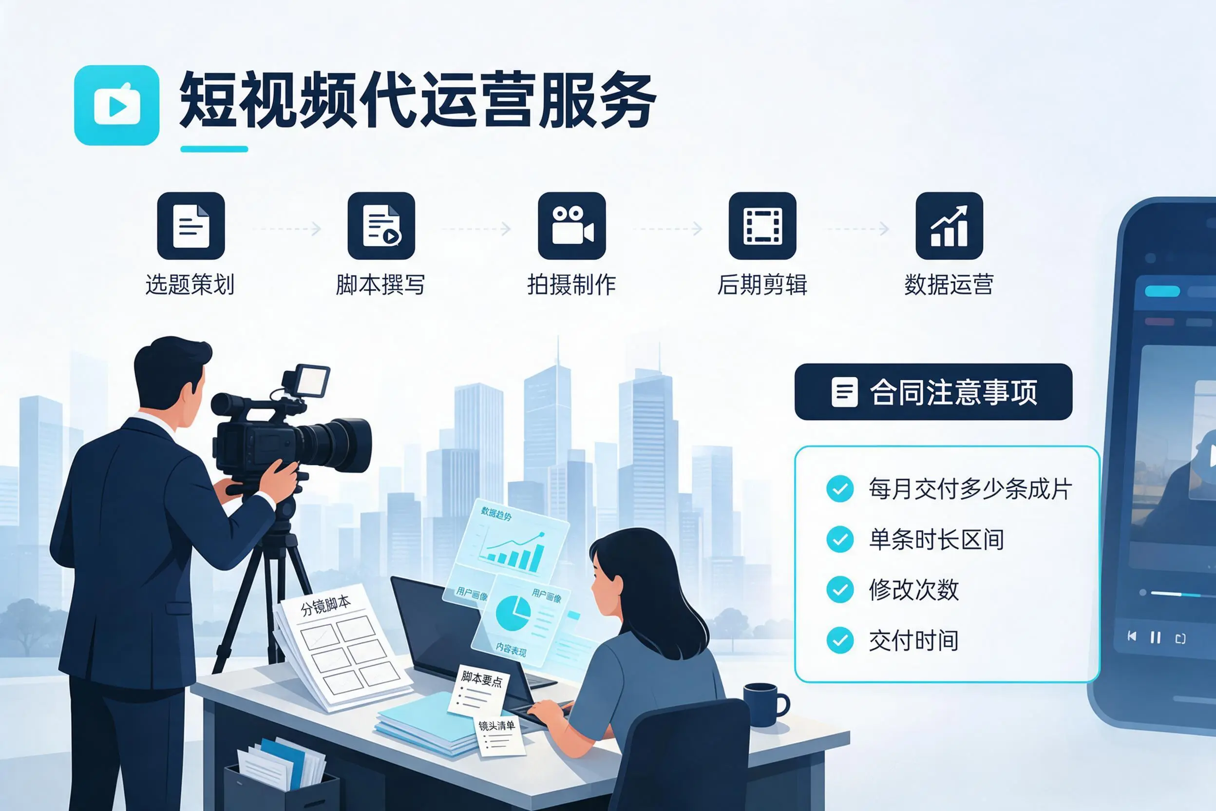 短视频代运营包含哪些服务？玉树企业常见问题科普
