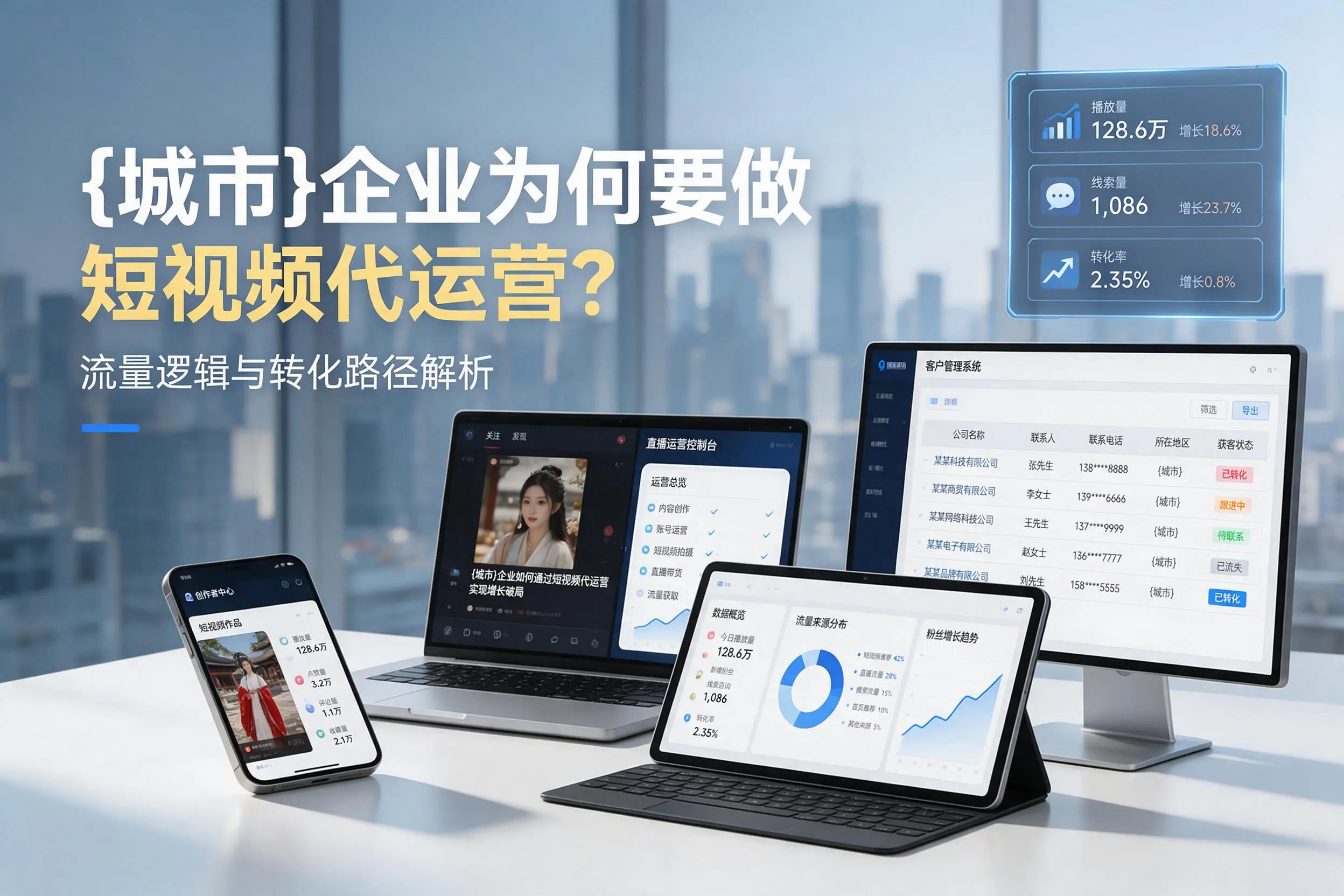 玉树企业为何要做短视频代运营？流量逻辑与转化路径解析