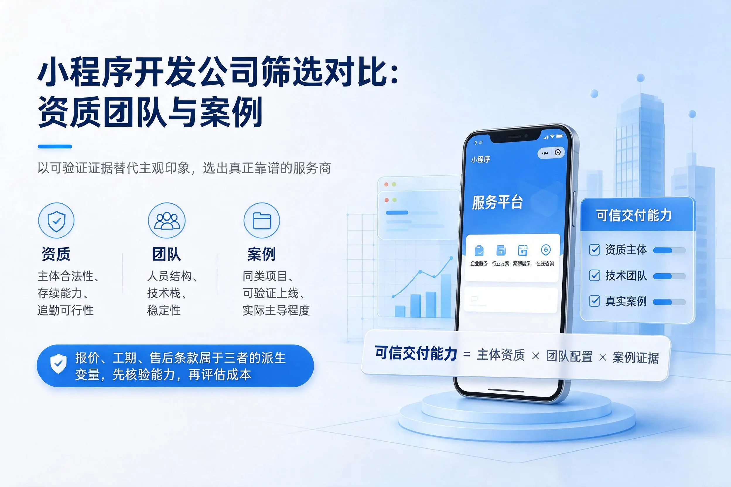 玉树小程序开发公司筛选对比:资质团队与案例