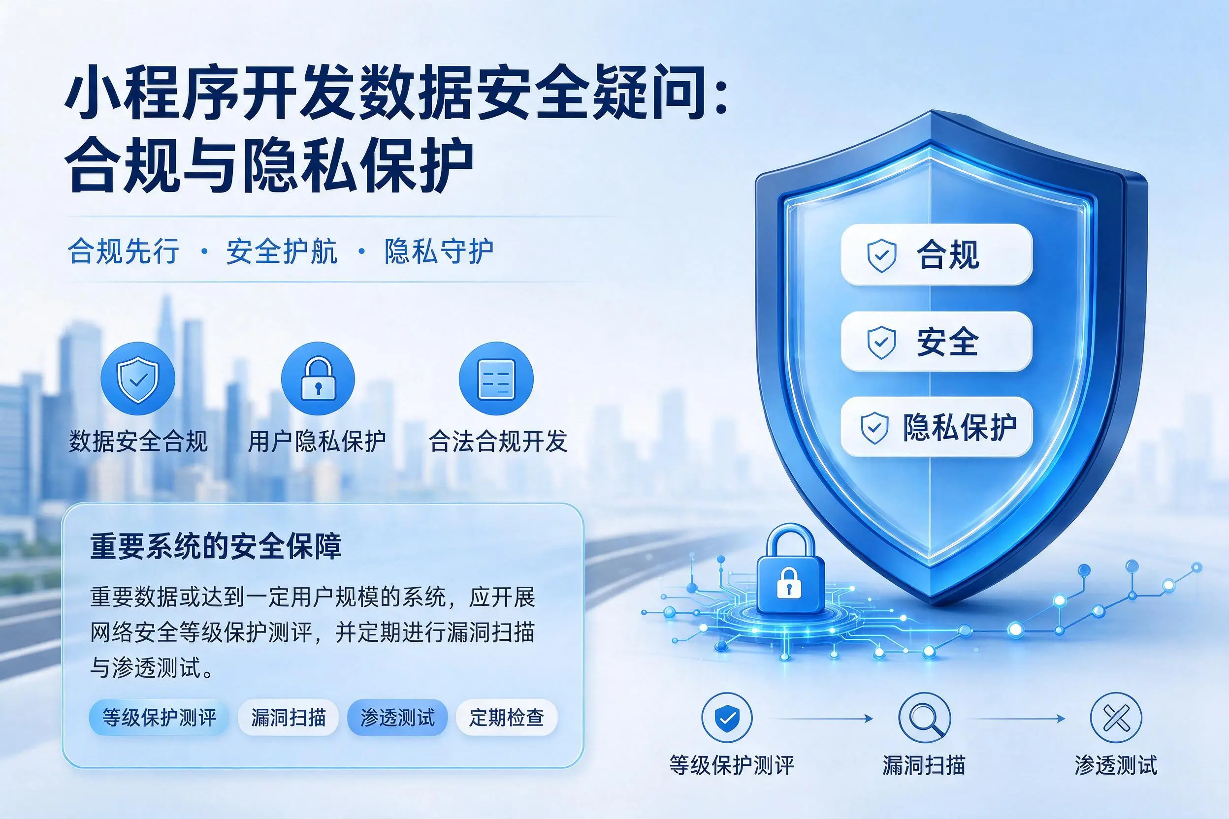玉树小程序开发数据安全疑问：合规与隐私保护