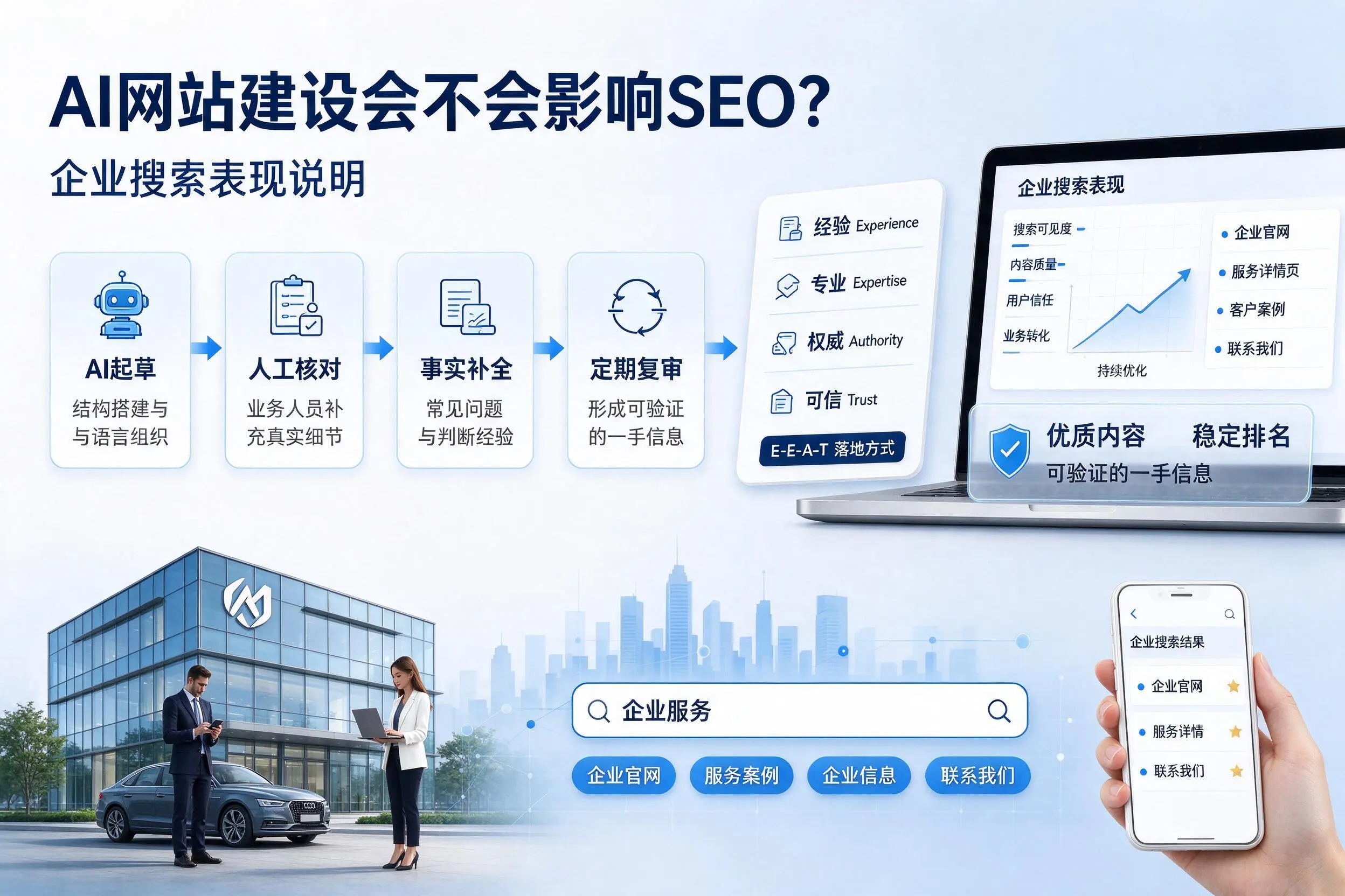 AI网站建设会不会影响SEO？玉树企业搜索表现说明