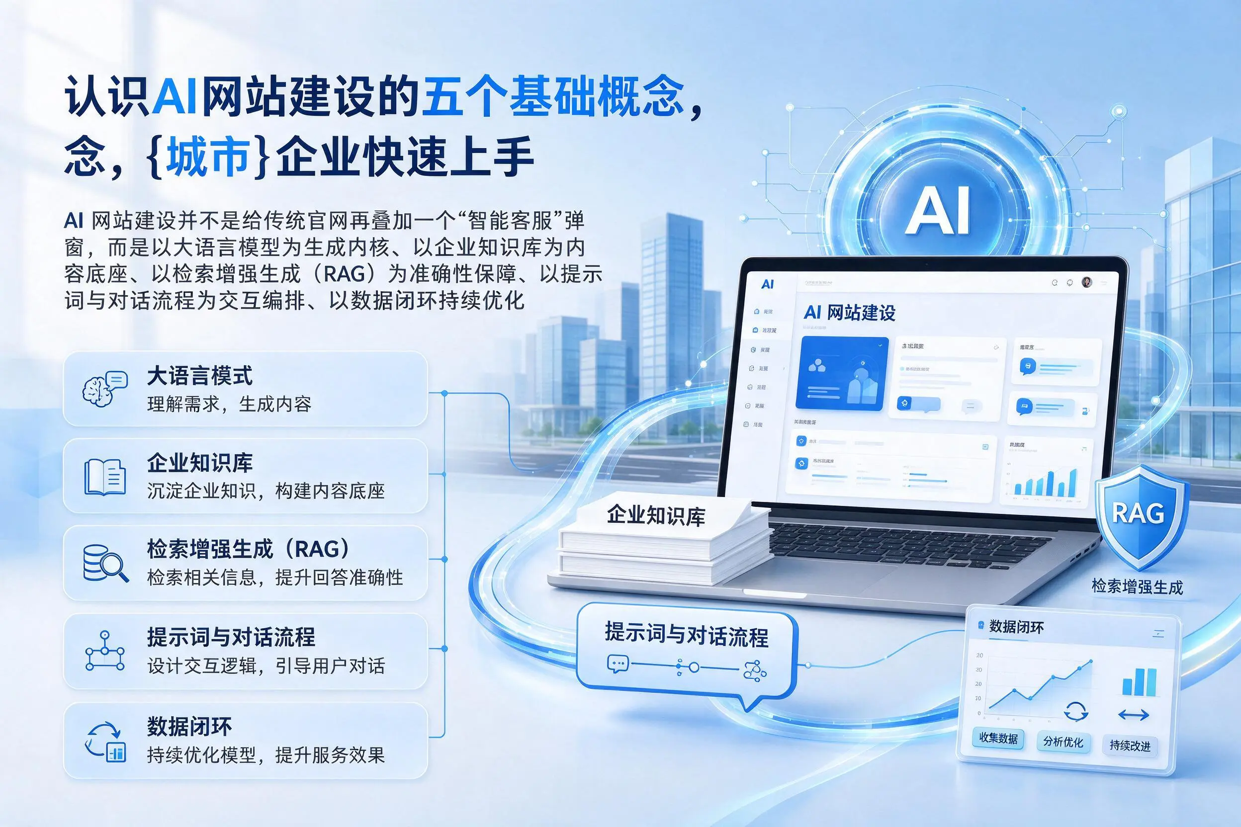 认识AI网站建设的五个基础概念，玉树企业快速上手