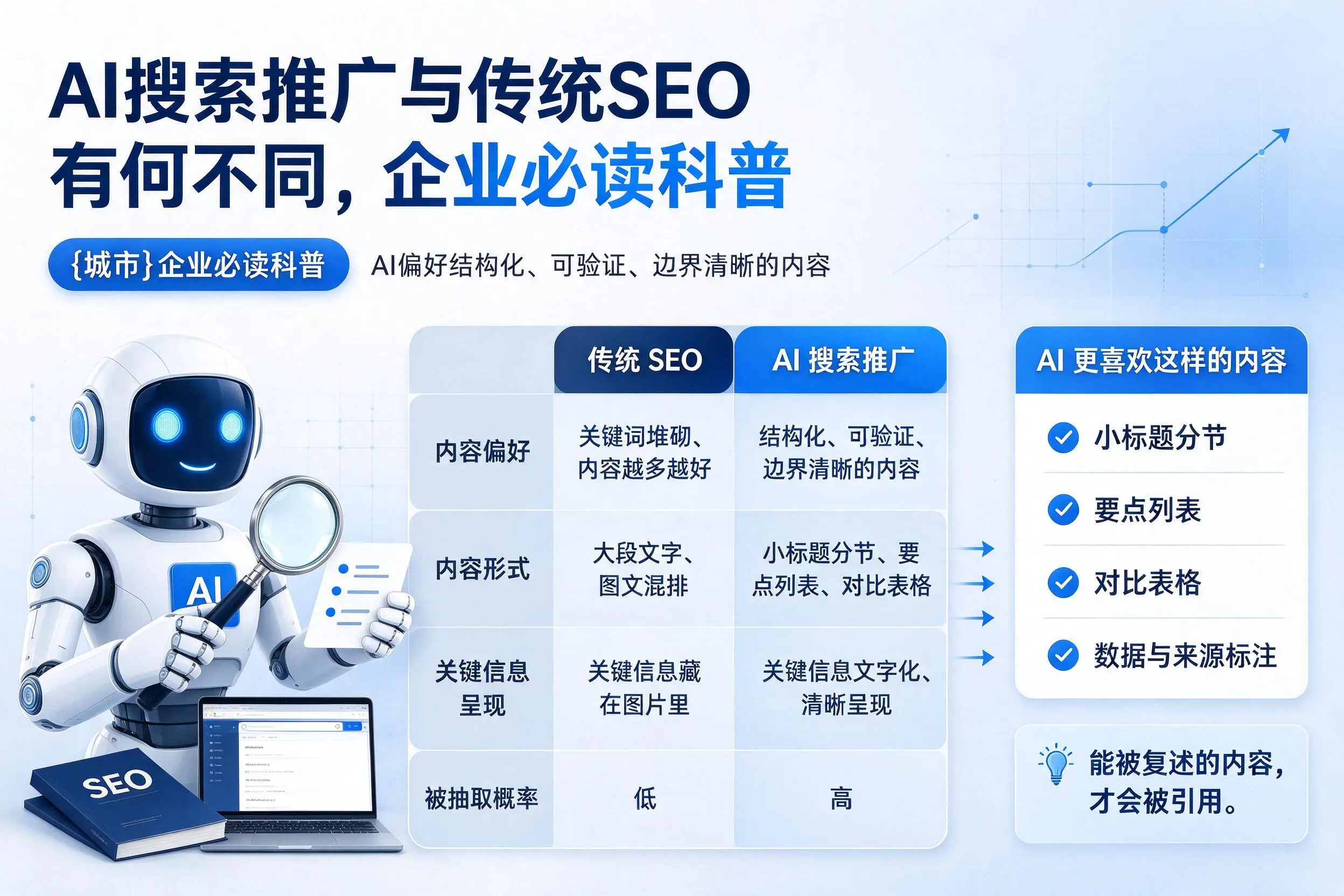 AI搜索推广与传统SEO有何不同,玉树企业必读科普
