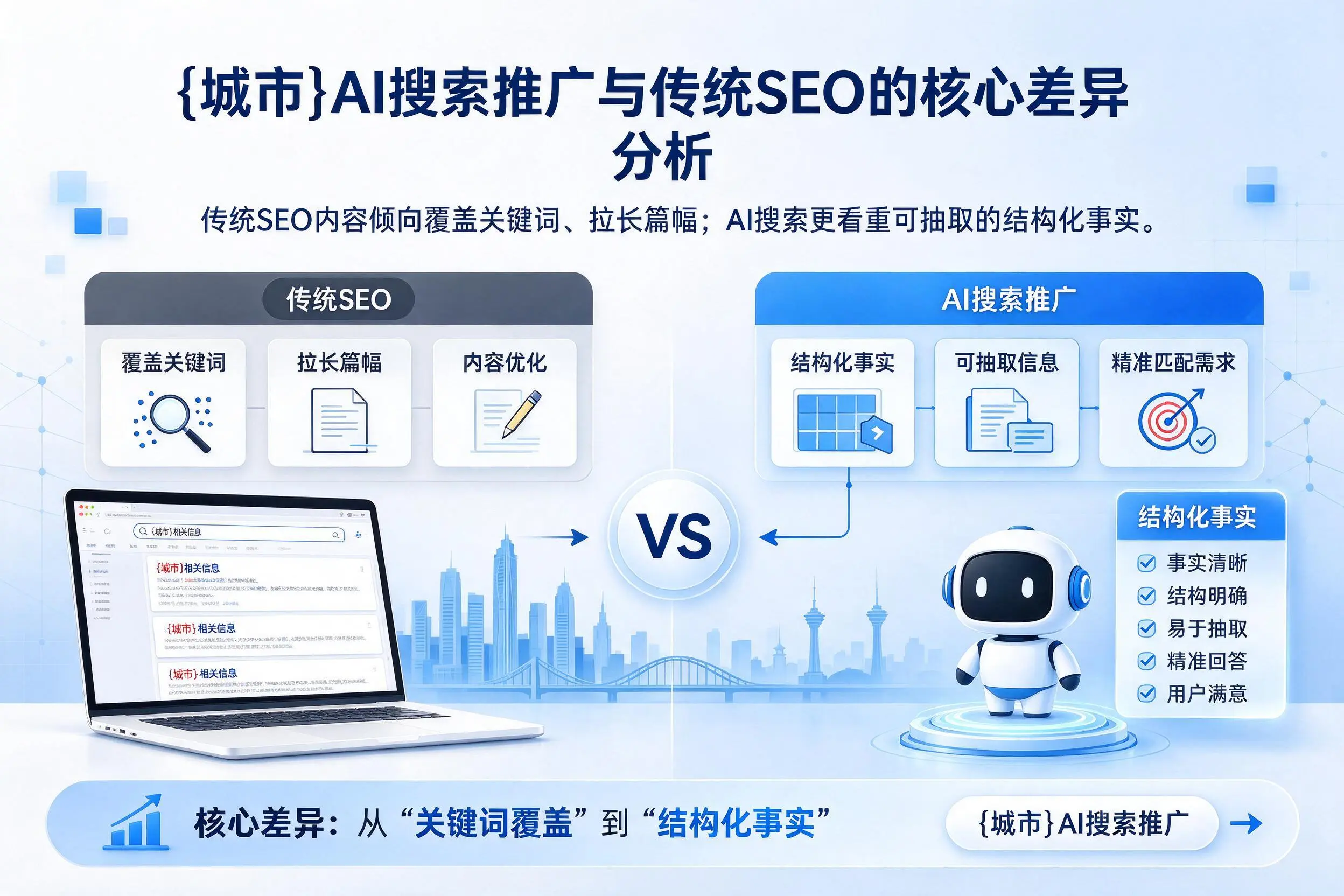 玉树AI搜索推广与传统SEO的核心差异分析